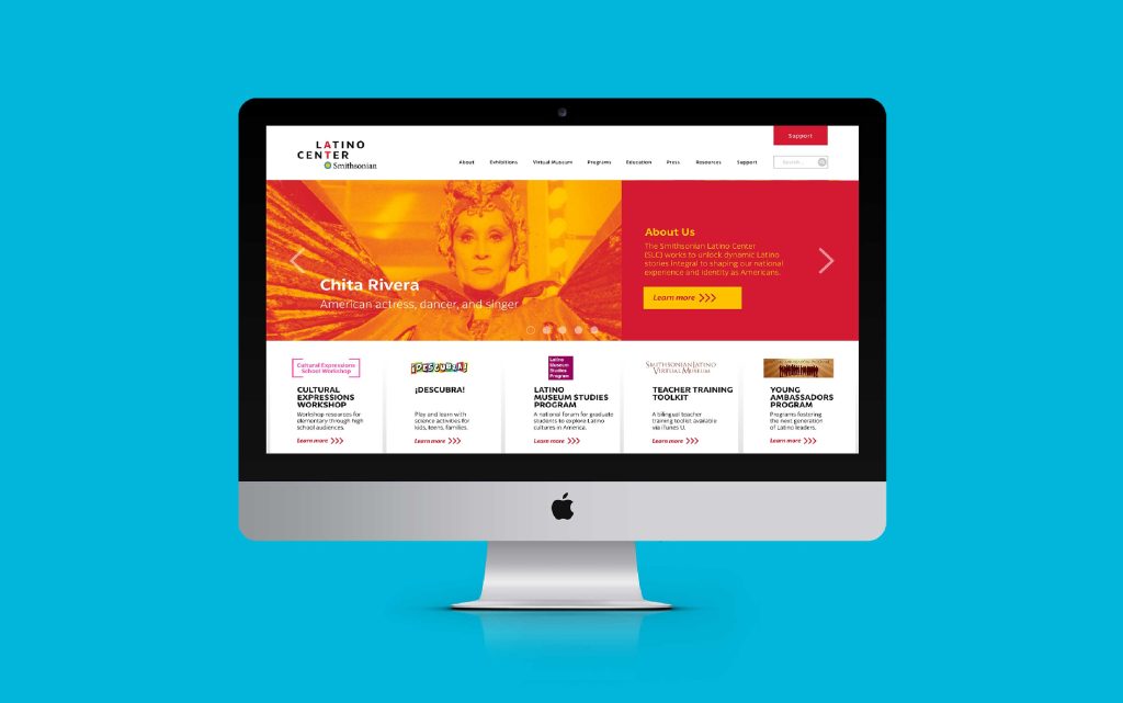 Latino center Website design