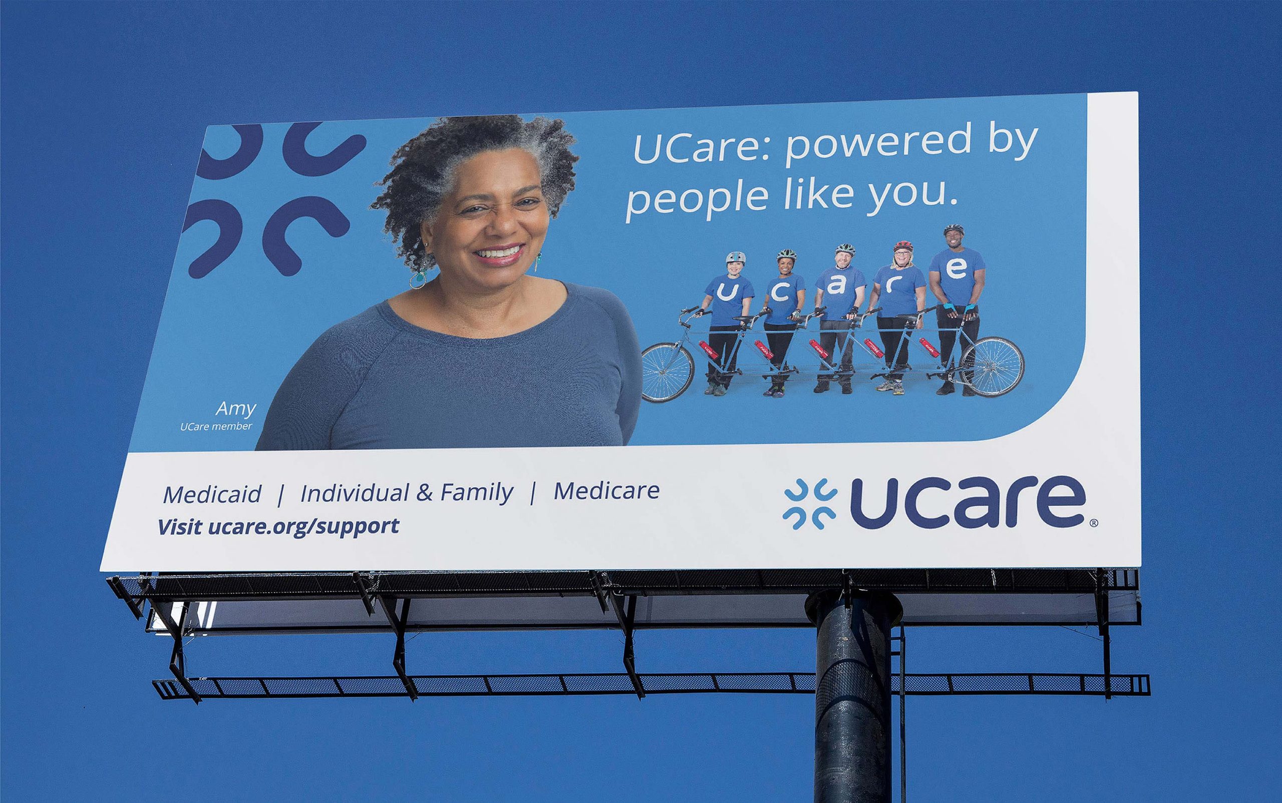 Multicultural billboard design and for UCare