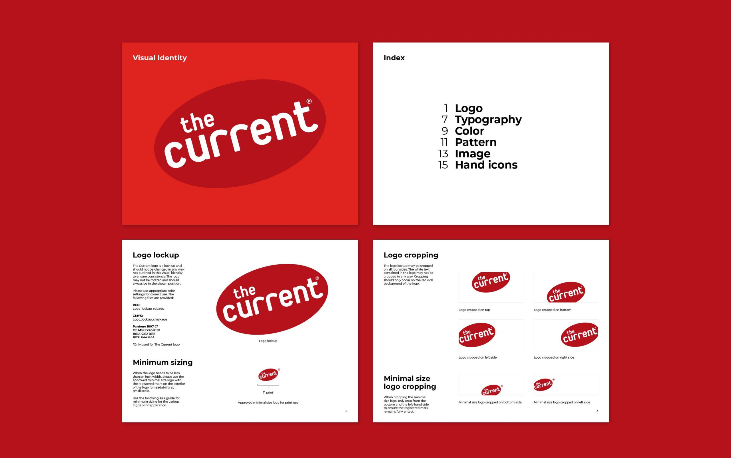 Brand guide design for the current