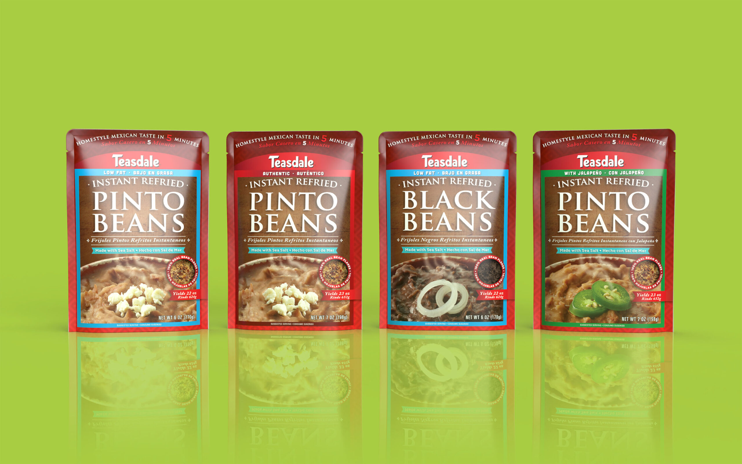 Packaging design for Teasdale foods