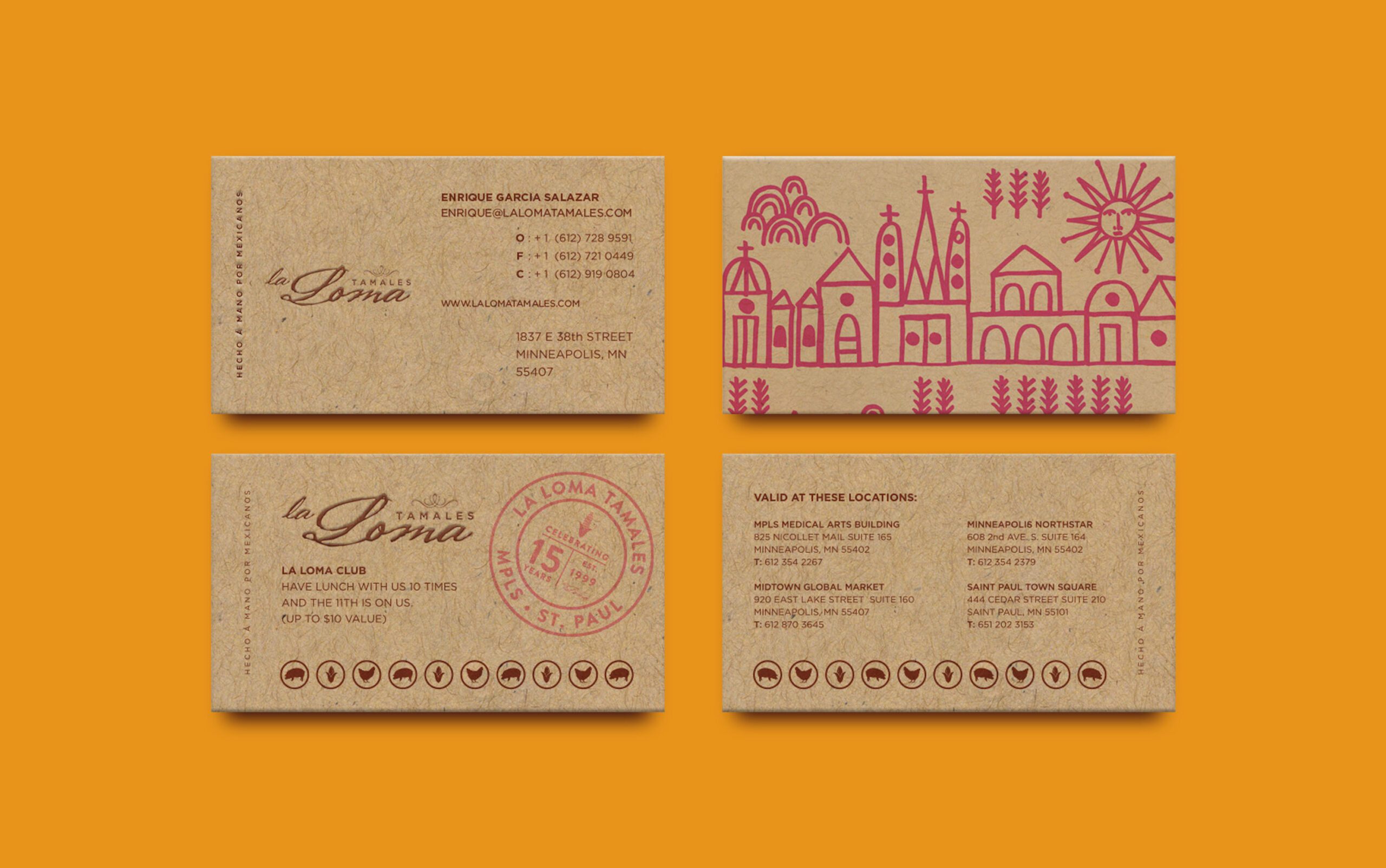 latino graphic design for La Lloma