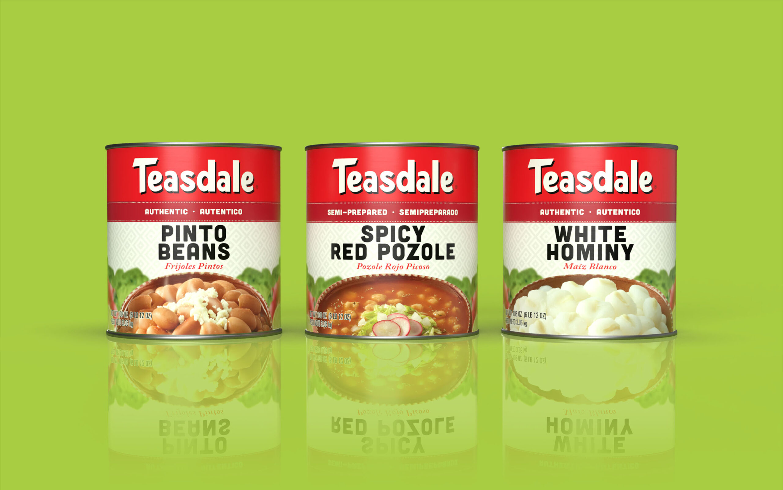 Packaging design for Teasdale foods