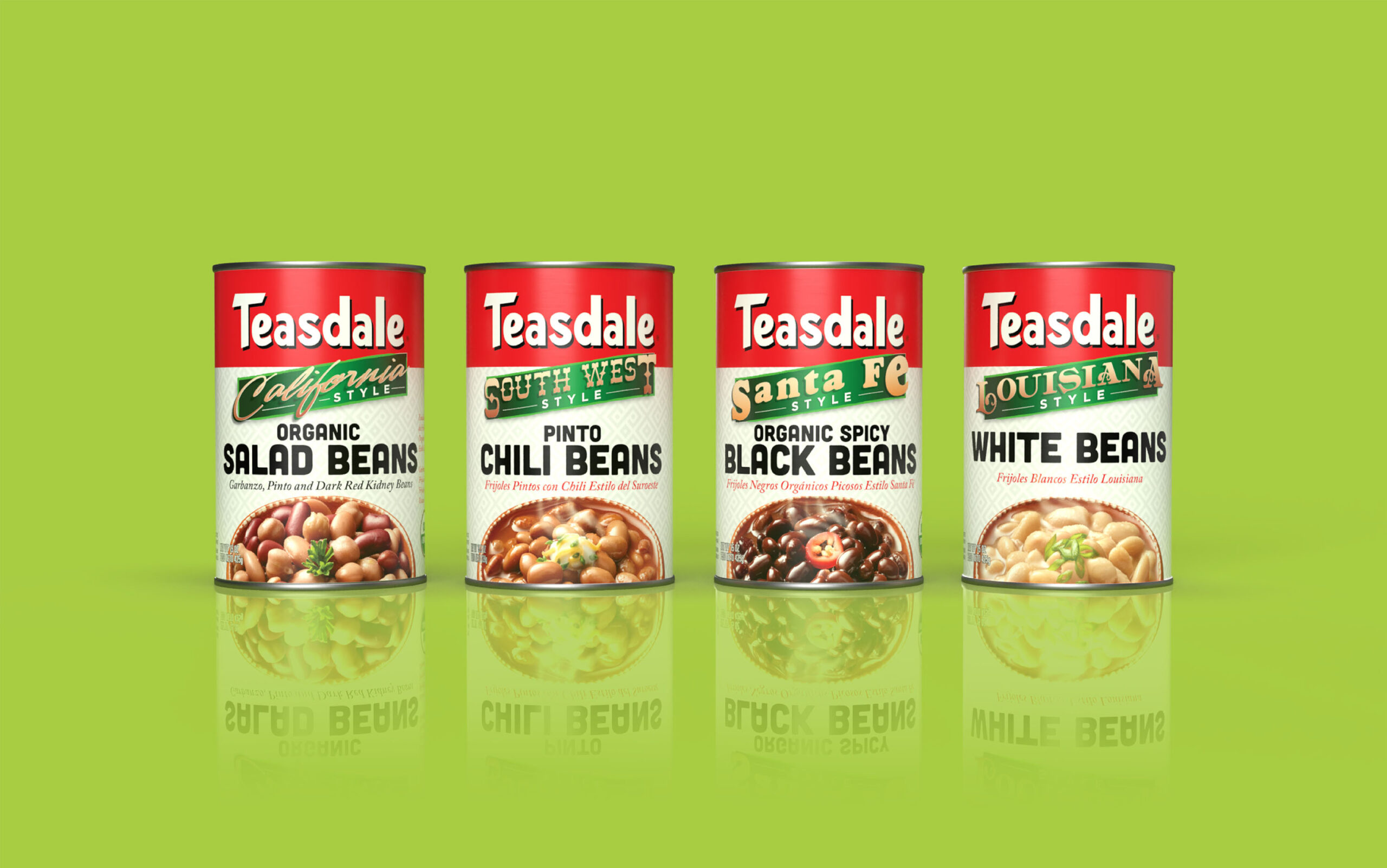 Packaging design for Teasdale foods