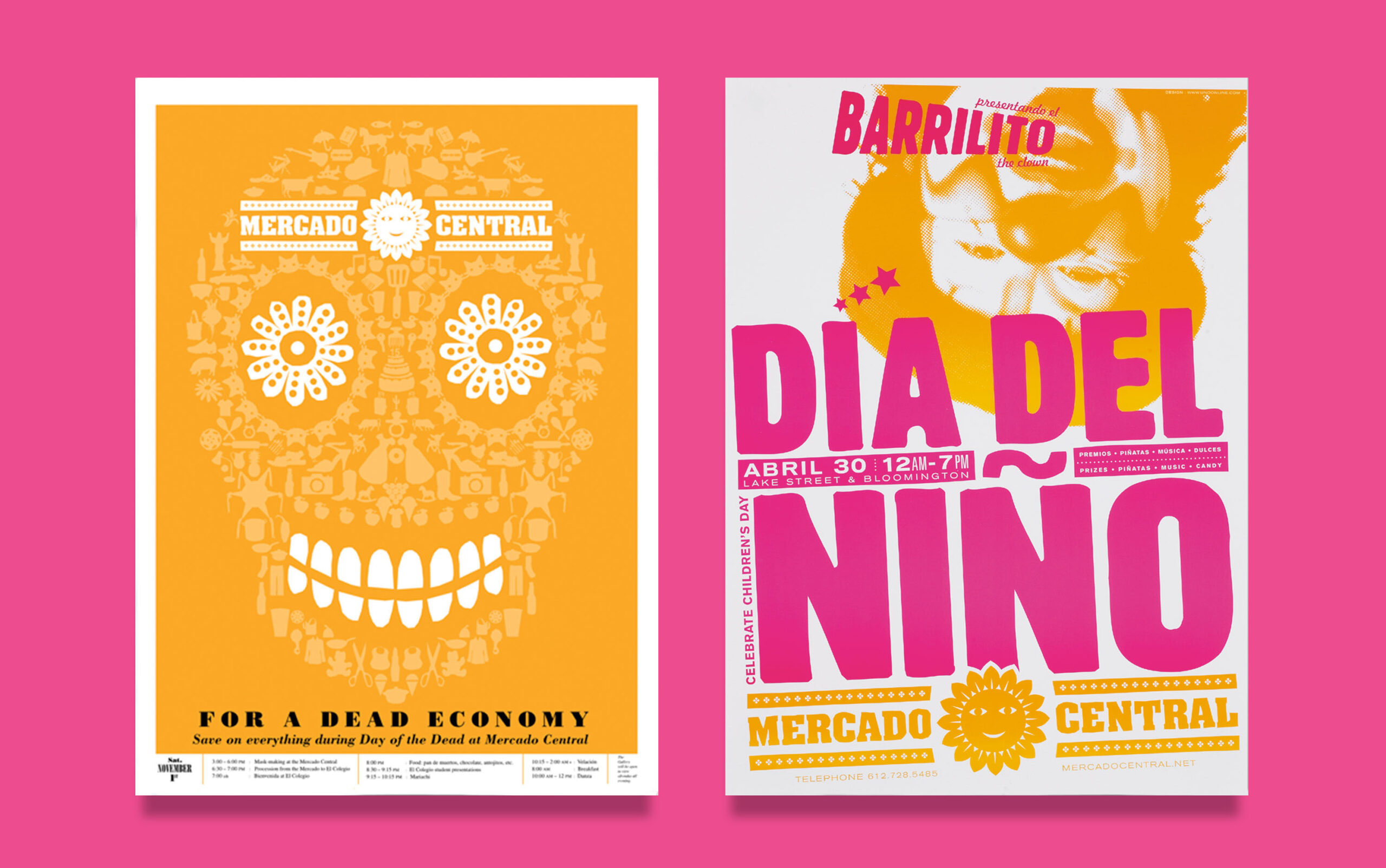 Hispanic Poster design for Mercado central