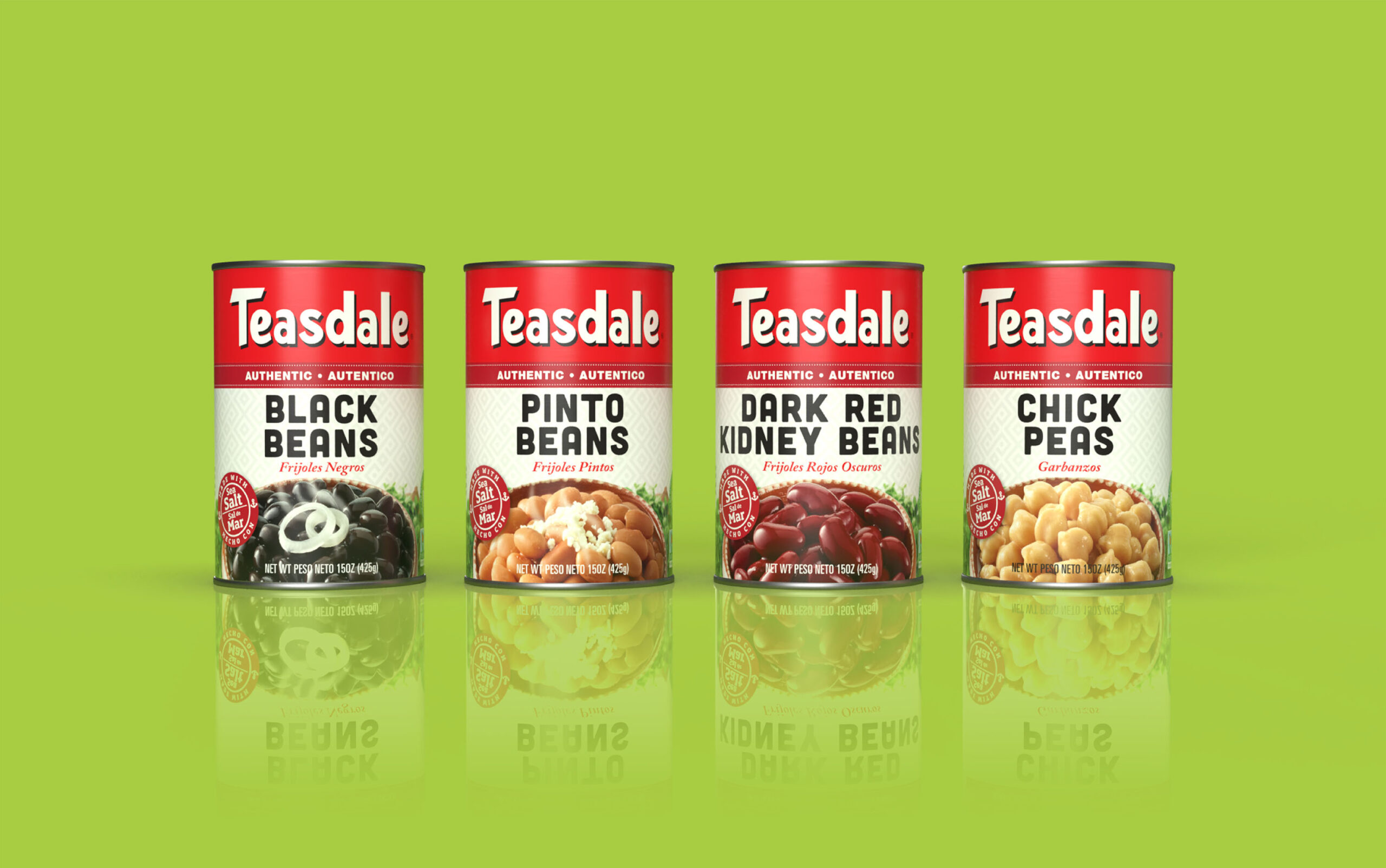 Packaging design for Teasdale foods