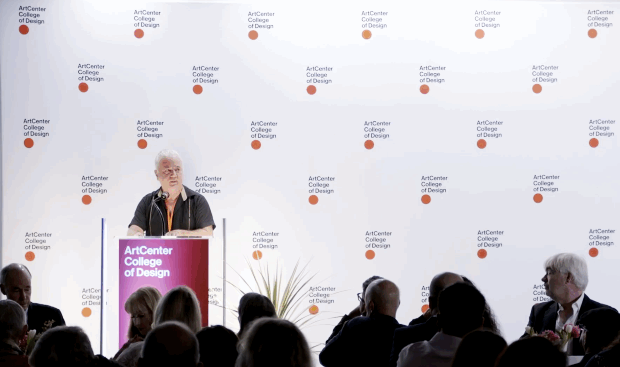 Luis Fitch photo at the ArtCenter Awards ceremony