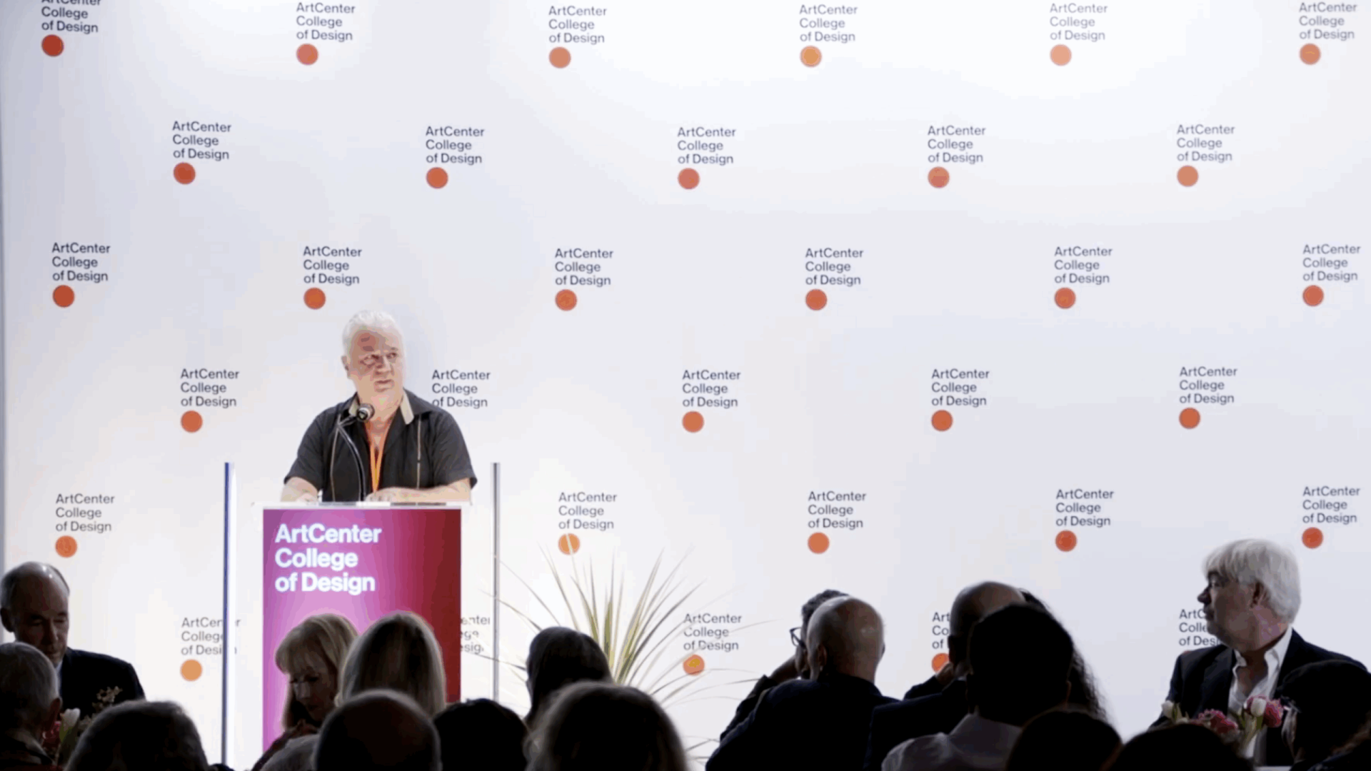 Luis Fitch photo at the ArtCenter Awards ceremony